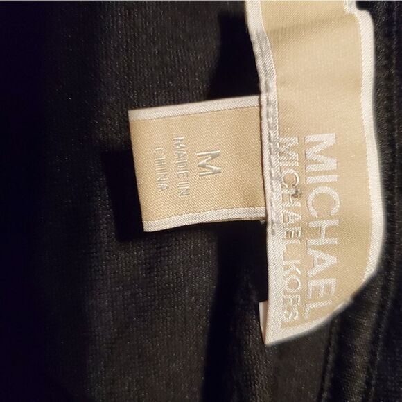 MICHAEL Kors black ⚫ velour hoodie sz med - Picture 7 of 9